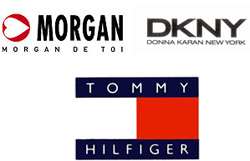 Morgan, Tommy Hilfiger, DKNY.