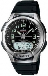 Casio AQ-180W-1B - Combination (с двойным циферблатом)